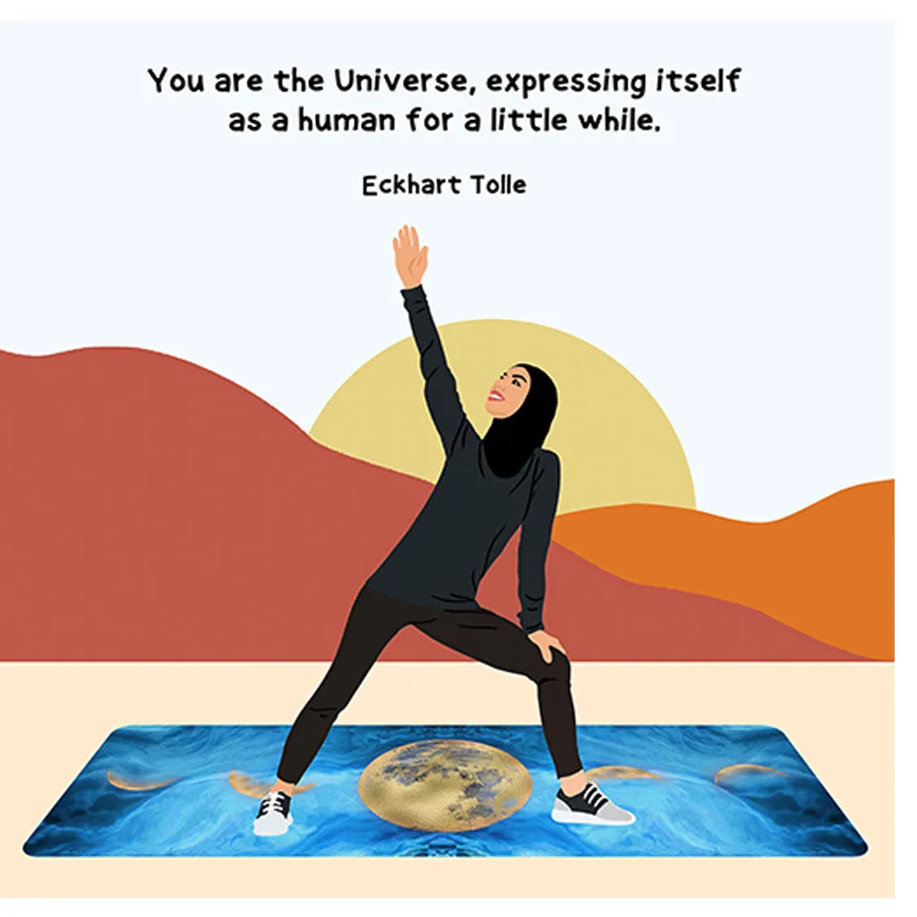 You Are The Universe Doodle Card