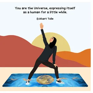 You Are The Universe Doodle Card